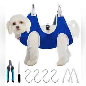 🆕 Pet Grooming Hammock for Small Dogs